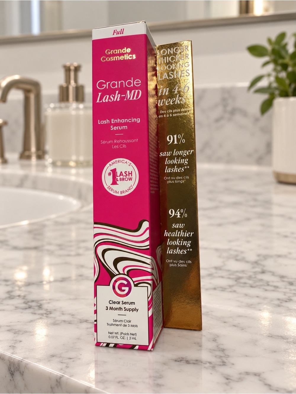 Grande Cosmetics GrandeLASH-MD Lash Enhancing in a 3-month supply
